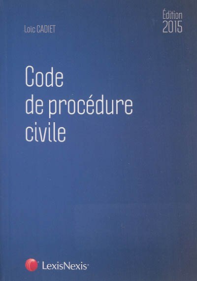 Couverture_Code de proc&eacute;dure civile 2015