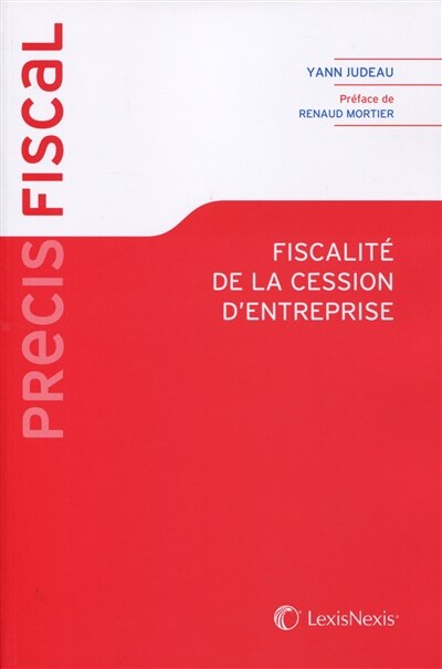 Front cover_Fiscalité de la cession d'entreprise