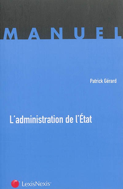 Front cover_L' administration de l'Etat