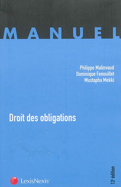 Couverture_Droit des obligations