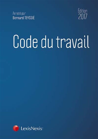 Front cover_Code du travail 2017