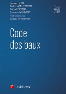 Front cover_Code des baux 2017