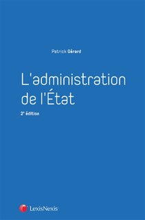 Front cover_L' administration de l'Etat
