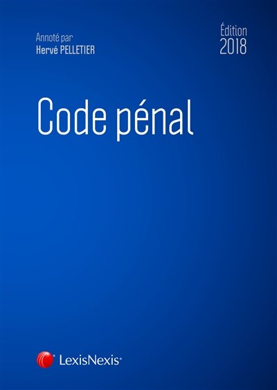 Couverture_Code pénal 2018