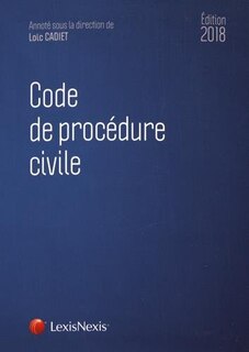 Couverture_Code de procédure civile 2018