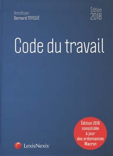 Couverture_Code du travail 2018
