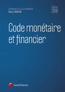 Couverture_Code monétaire et financier 2018