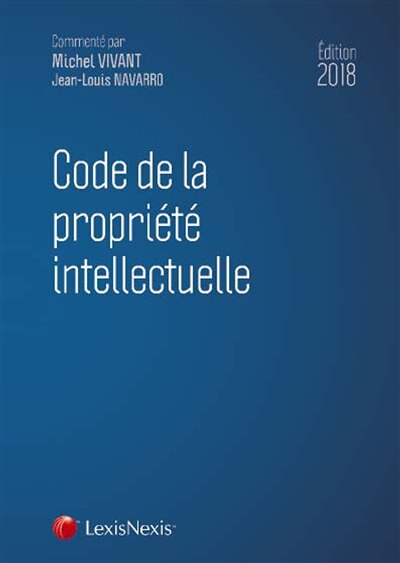 Couverture_Code de la propriété intellectuelle 2018