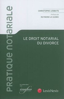 Couverture_Le droit notarial du divorce