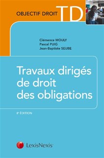 Front cover_Travaux dirigés de droit des obligations