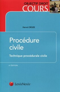 Couverture_Procédure civile