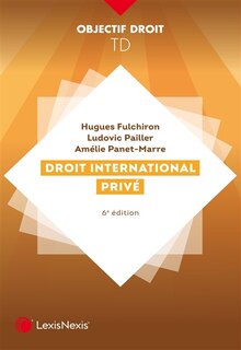 Front cover_Droit international privé