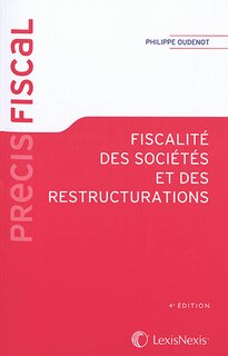 Front cover_Fiscalité des sociétés et des restructurations