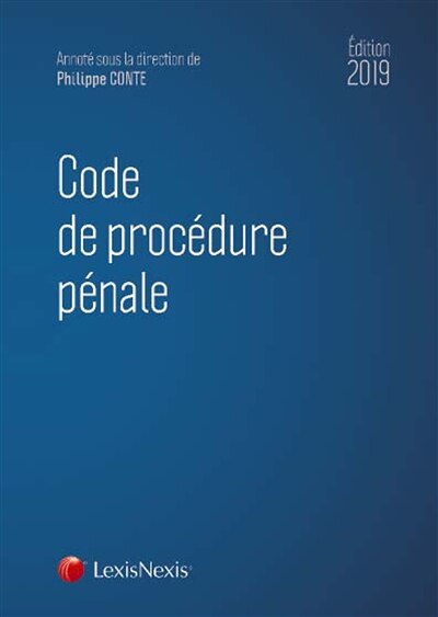 Couverture_Code de procédure pénale 2019