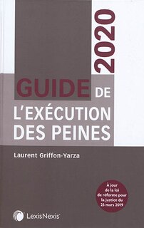 Front cover_Guide de l'exécution des peines 2020