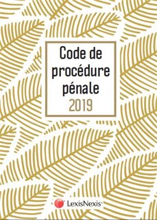 Couverture_Code de procédure pénale 2019