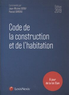 Front cover_Code de la construction et de l'habitation