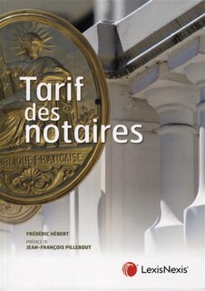 Front cover_Tarif des notaires