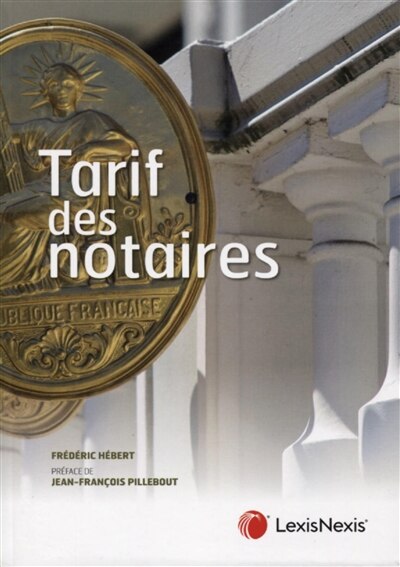 Front cover_Tarif des notaires