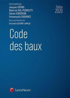 Front cover_Code des baux