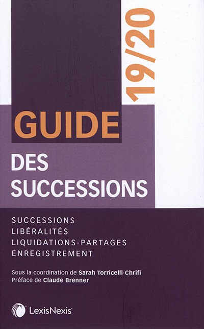 Front cover_Guide des successions 2019-2020