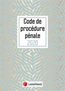 Front cover_Code de proc&eacute;dure p&eacute;nale 2020