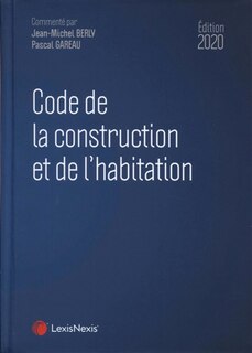 Front cover_Code de la construction et de l'habitation