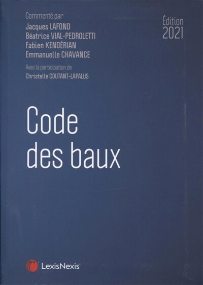 Couverture_Code des baux