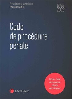 Front cover_Code de procédure pénale 2022