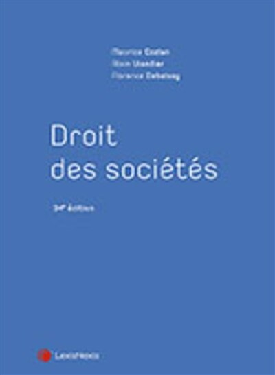 Front cover_Droit des sociétés