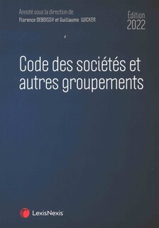 Couverture_Code des sociétés et autres groupements, édition 2022