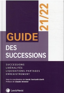 Couverture_Guide des successions 2021-2022