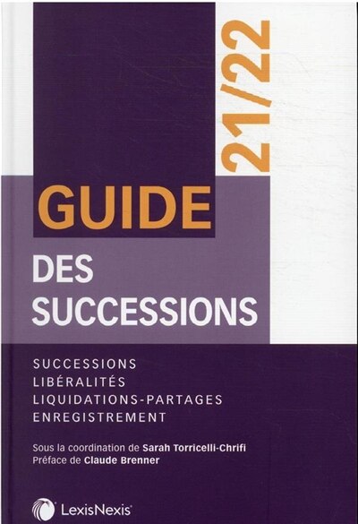 Couverture_Guide des successions 2021-2022