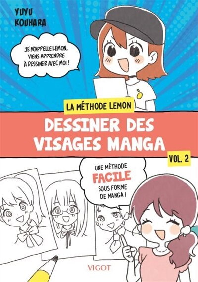 Couverture_Dessiner des visages manga