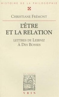 Front cover_L' être et la relation