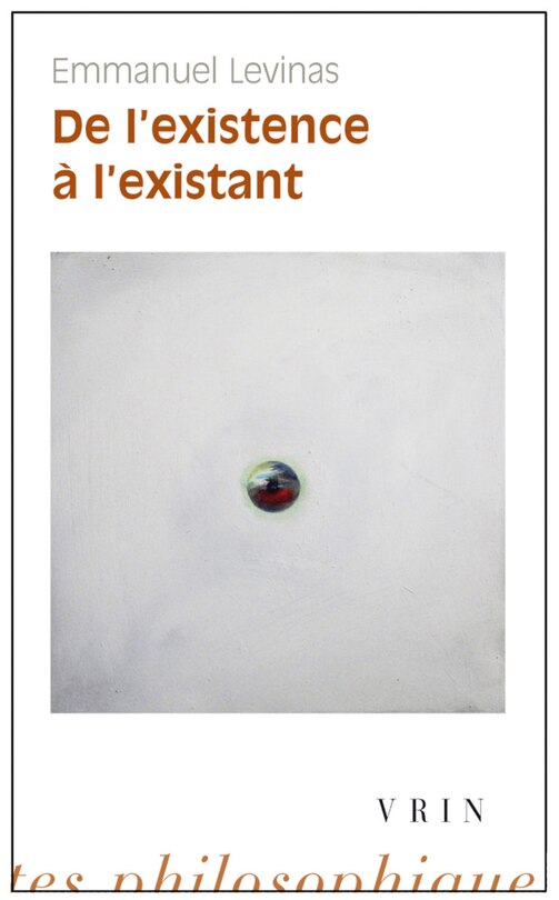 Couverture_De l'existence à l'existant