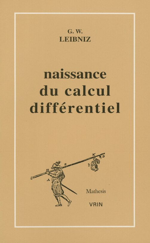 Front cover_La Naissance du calcul différentiel