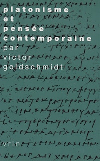 Front cover_Platonisme et pensée contemporaine