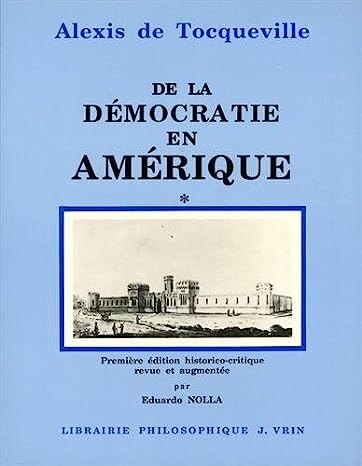 Front cover_De la démocratie en Amérique