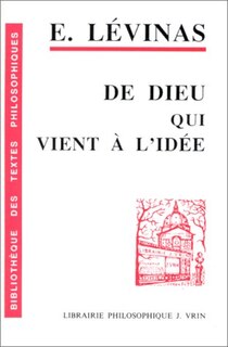 Front cover_De Dieu qui vient à l'idée