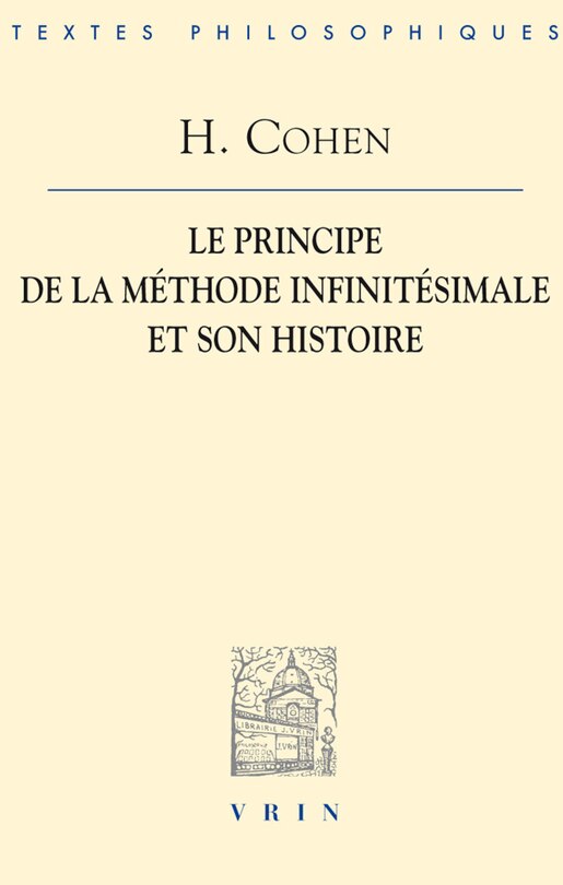 Front cover_Le principe de la méthode infinitésimale et son histoire
