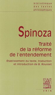 Front cover_Traité de la réforme de l'entendement