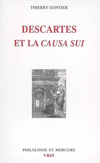 Front cover_Descartes et la causa sui