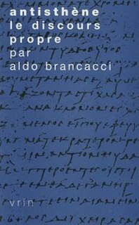Front cover_Antisthène : le discours propre