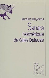 Front cover_Sahara, l'esthétique de Gilles Deleuze