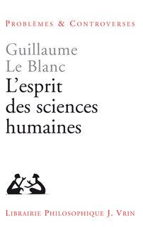 Couverture_L' esprit des sciences humaines