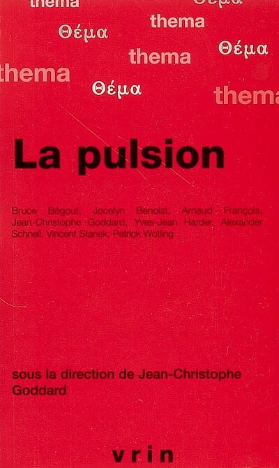Front cover_La pulsion