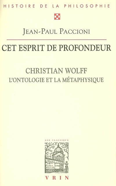 Front cover_Cet esprit de profondeur