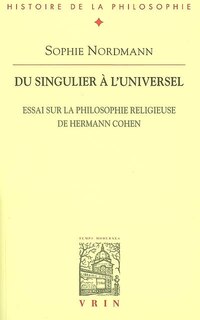 Front cover_Du singulier à l'universel