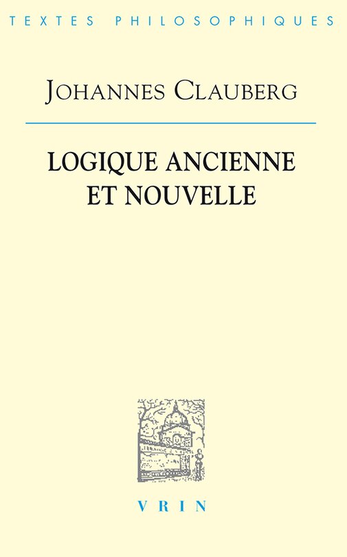 Front cover_Logique ancienne et nouvelle